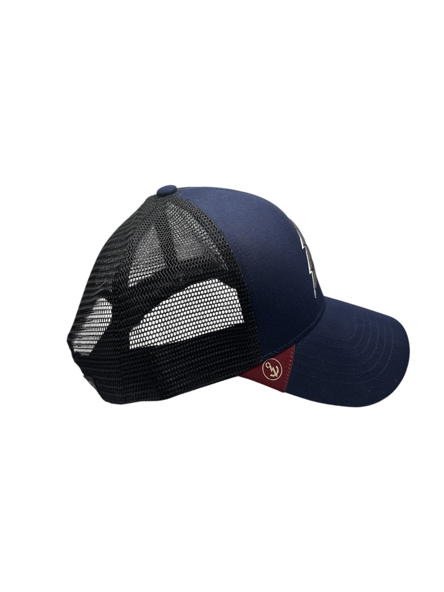 Gorra trucker rayo gris