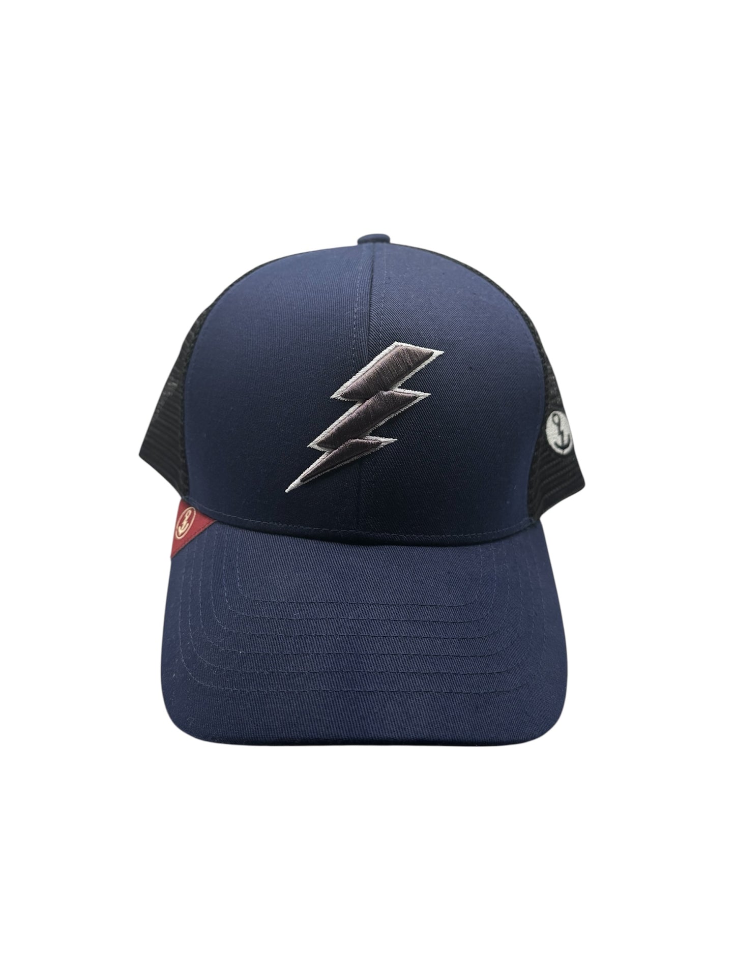 Gorra trucker rayo gris