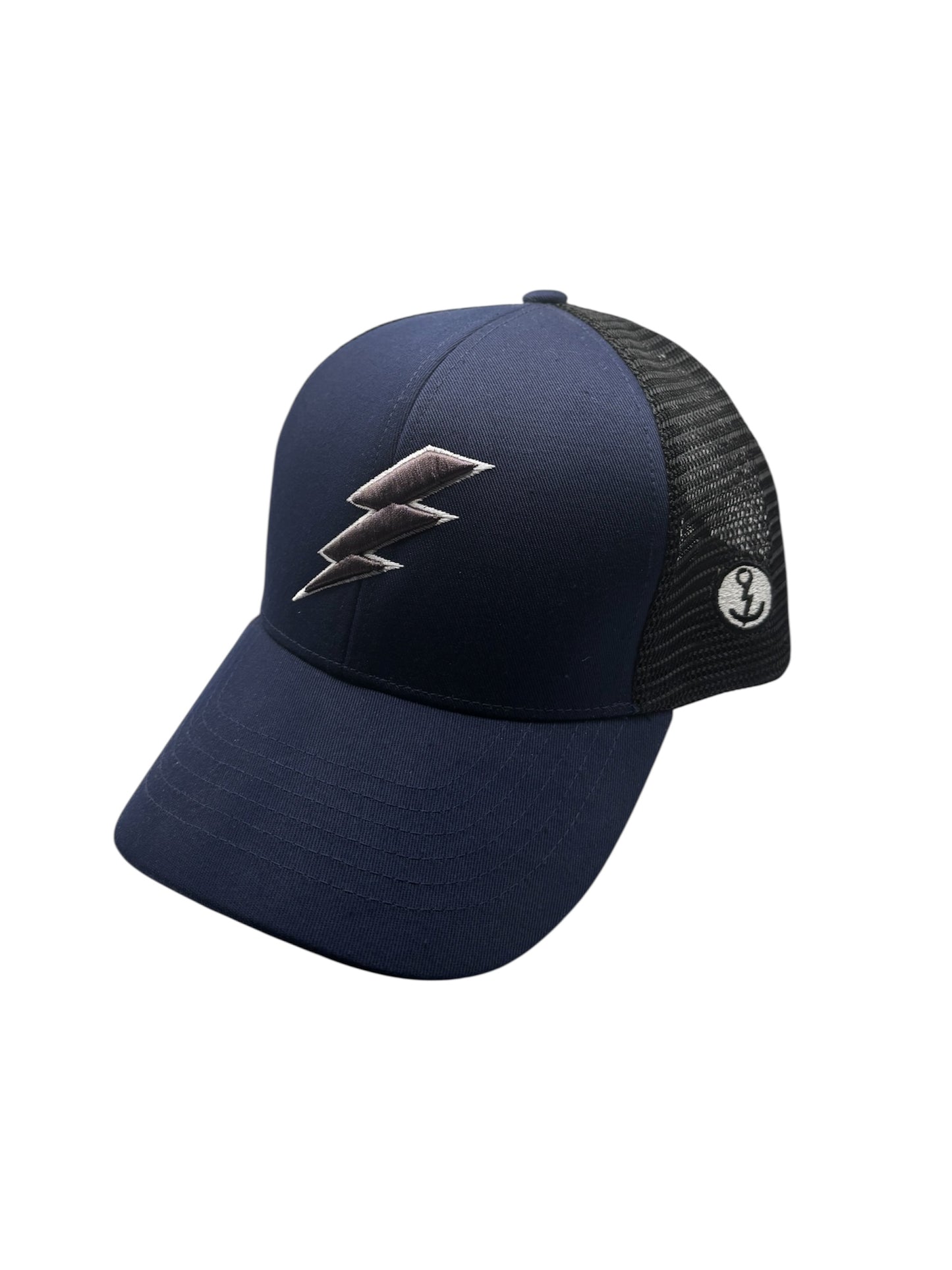Gorra trucker rayo gris