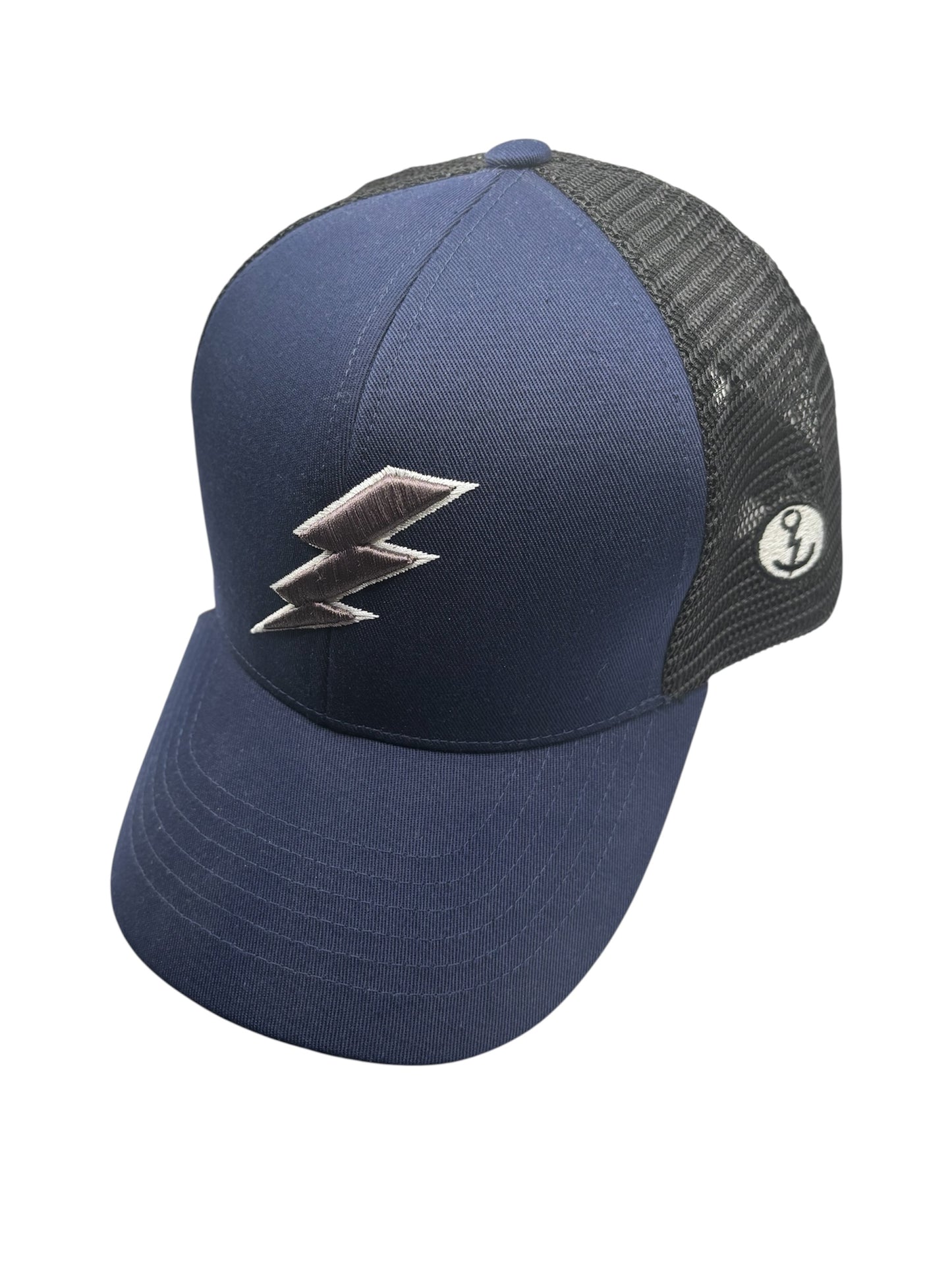 Gorra trucker rayo gris