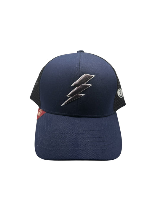 Gorra trucker rayo gris